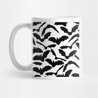 Halloween Bats - Black Mug